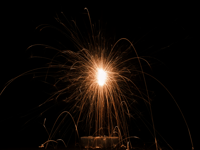 Spook-tacular fireworks display in aid of air ambulance 