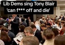 Watch: 'Tony Blair can f*** off and die', sings Devon MP