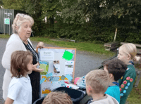 Newton Abbot WI and Cubs' wildflower project