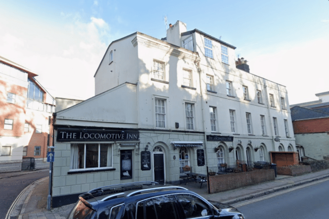 The Locomotive pub in Exeter