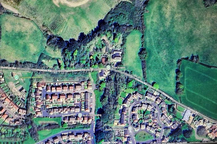 Howton Barton Lane. Photo Newton Abbot Town Council 