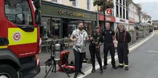 Restaurant raises hundreds for Fire Fighters Charity