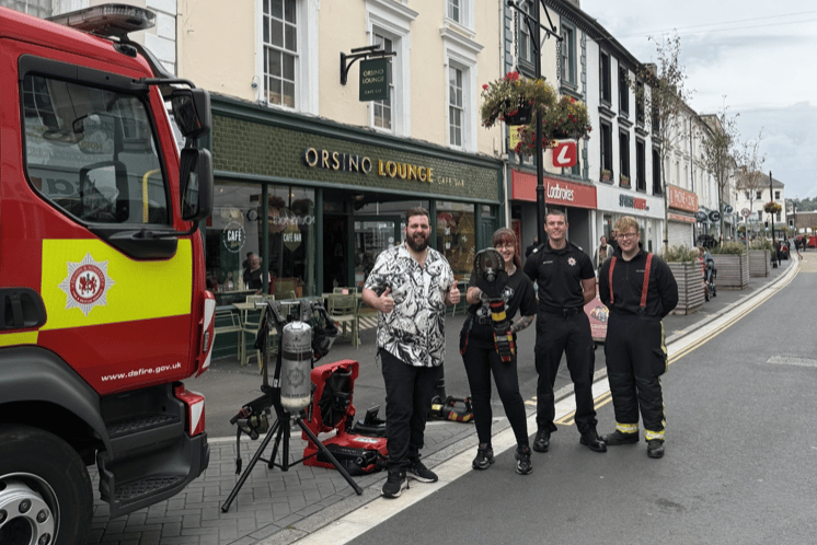 Orsino Lounge raised more than £800 for the FireFighters Charity