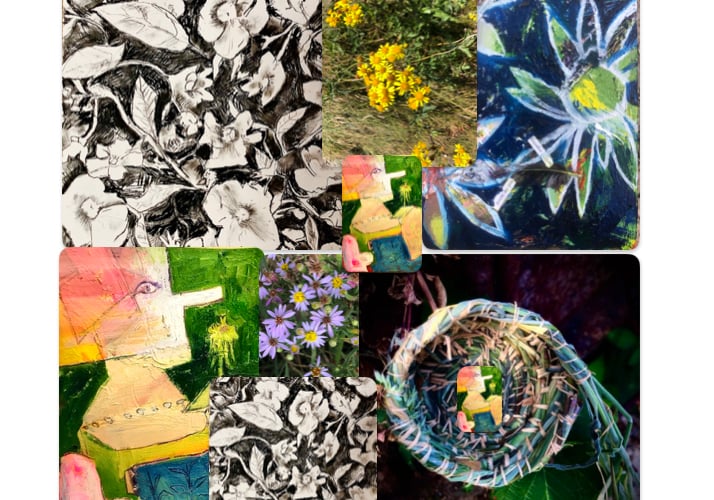 One of artist Lucy Patrick's artworks