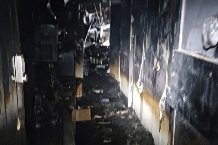 The pictures have been posted on Bovey Tracey Fire Station’s Facebook page.