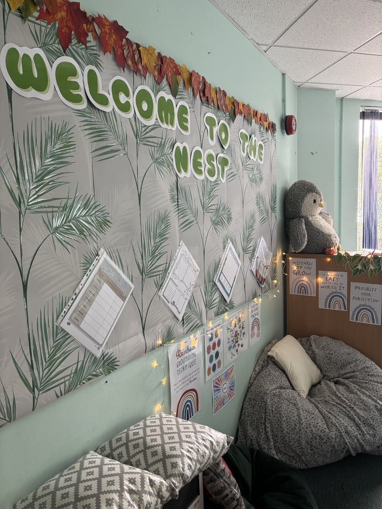 The Nest on-site support for students at Teign School