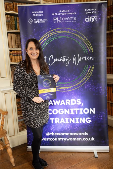 Rebecca Hewitt, chairman of South Devon and Dartmoor Community Safety Partnership, at the award nominations at Powderham Castle. 