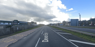 Traffic moving slow after spillage on A38