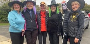Ghoulish golfers at Teignmouth GC
