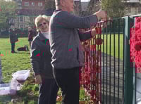 Dawlish Poppy Wall Tribute