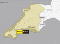 Yellow weather warning issued for Tuesday 11 November