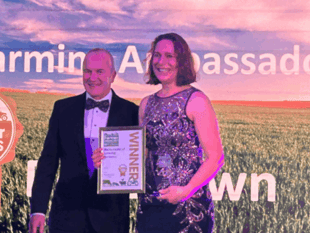 Dartmoor-born Bev Brown honoured for championing farm education