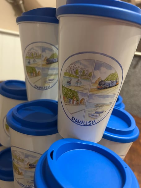 The new Dawlish reusable cup. 