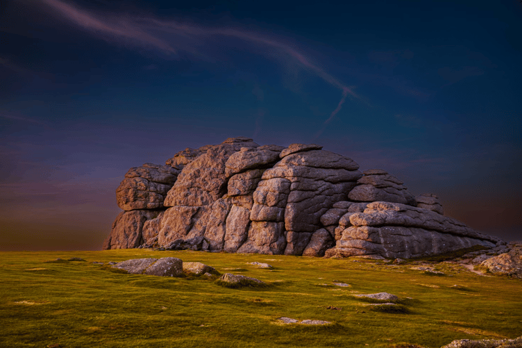 Dartmoor stock image