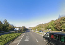 Traffic building on A38 following collision near Buckfast