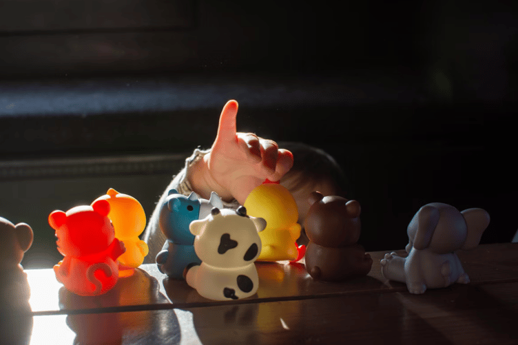 Children playing stock image