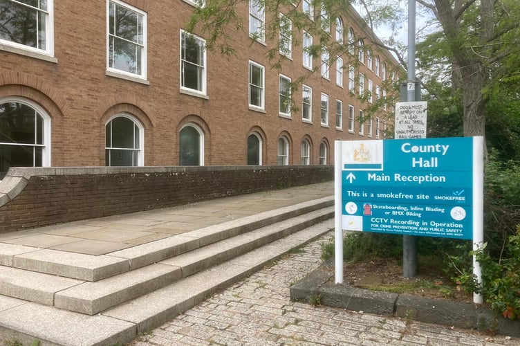 County Hall, Exeter. Photo LDRS