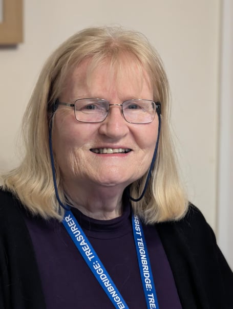 Sheila Kent has given 30 years service to Assist Teignbridge