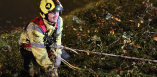 Fire station practices height rescues