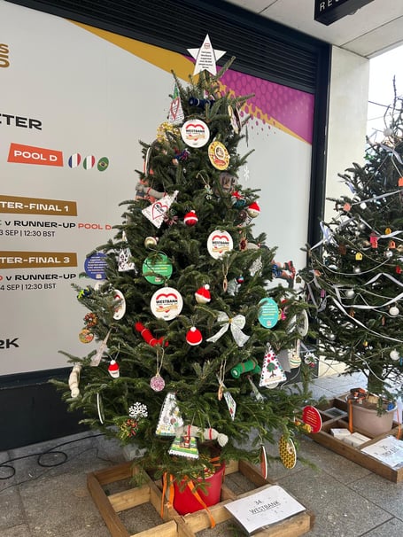 Westbank's Christmas tree in Exeter's Princesshay. Photo contributed