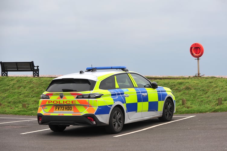Budleigh Salterton in East Devon. Two men are missing, presumed dead after a Christmas Day swimming tragedy