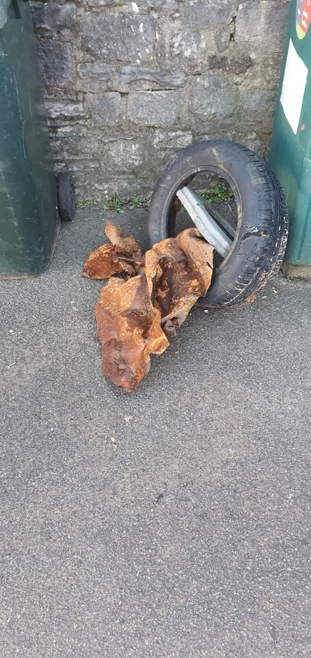 Some of the litter picked by members of Dawlish Against Plastic. Photo contributed