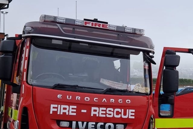 Shaldon crash: car lands on side