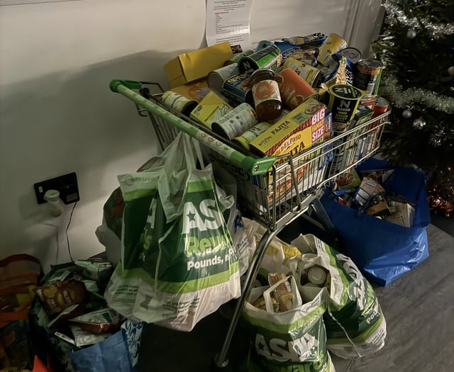 South Devon UTC's £5 challenge breaks foodbank donation record 