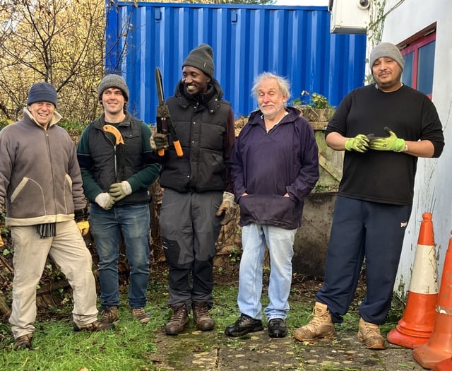 Volunteers begin community centre makeover