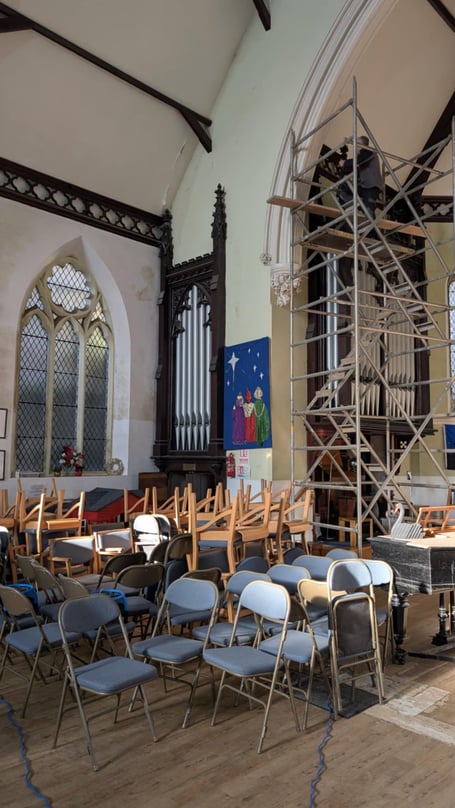 Strand Centre in Dawish has new lighting installed. Photo Strand Centre 