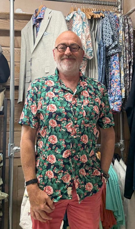 Barrie Hemmings, owner of Gertie and Bertie in Teignmouth. Photo contributed 