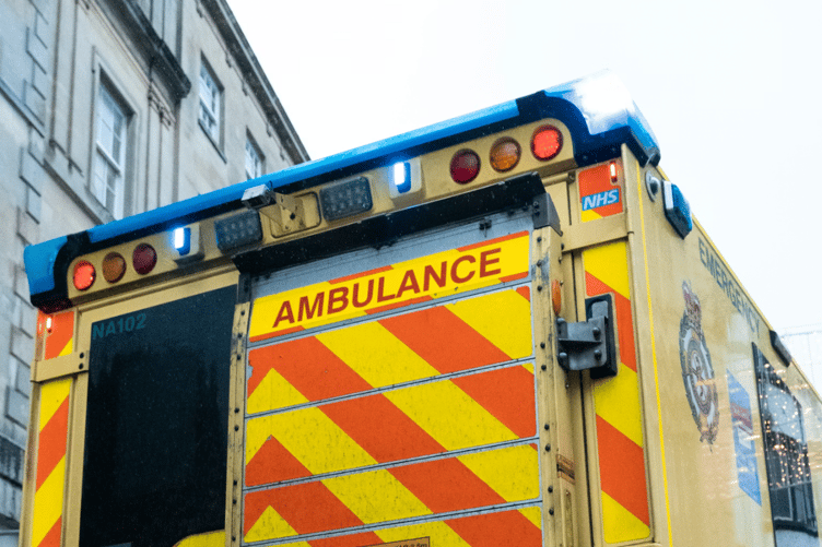 Ambulance stock image