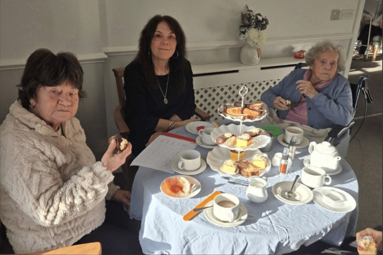 Wolborough Court care home's first Memory Cafe. Photo contributed