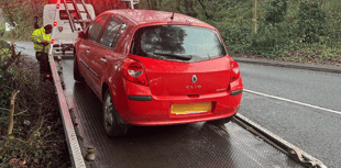 Uninsured car seized in Buckfastleigh
