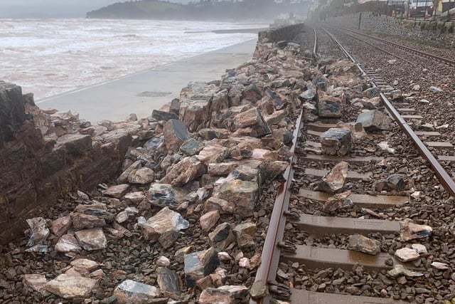 Train services back in Dawlish