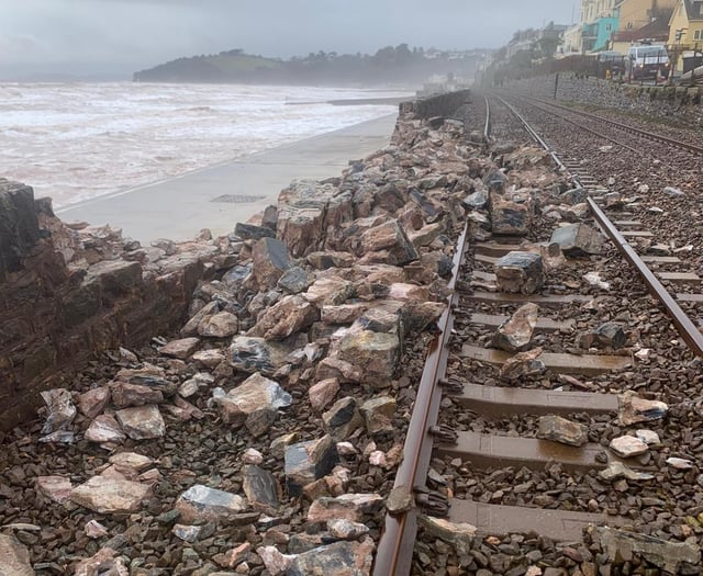Train services back in Dawlish