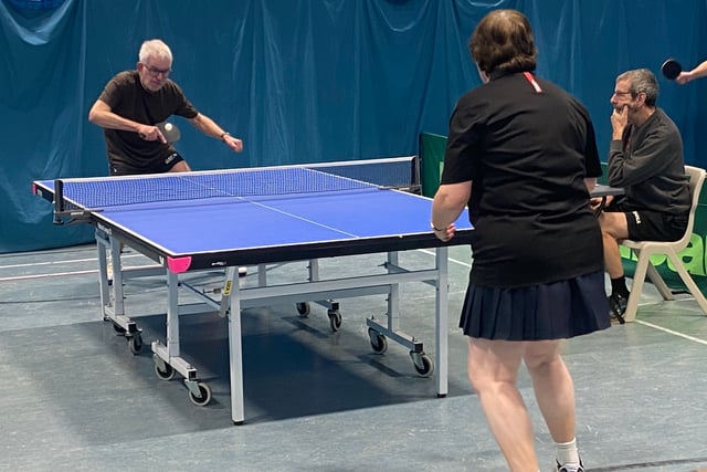 Table tennis cup and league action