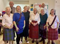 Scottish dancers delight at Bovey Tracey care home