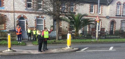 Children from All Saints Marsh C of E Academy learn road safety. Photo contributed 