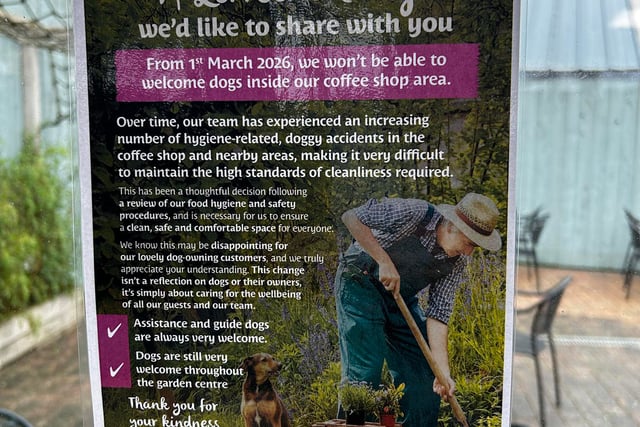 Garden centre faces backlash over dog ban 