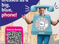 Charity worker Adam is calling for marathon run support 