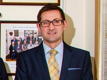 Bovey Tracey clerk Mark Wells. Photo Bovey Tracey Town Council