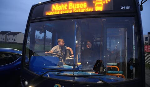 Newton Abbot night bus starts running this month