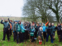 Charity celebrates planting 200,000th tree on Dartmoor