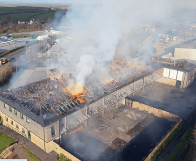 Devastating fire severely damages school as investigation begins