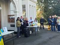 Dawlish marks Ukraine conflict anniversary