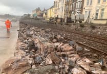 Be considerate: Dawlish sea wall repairs ongoing