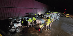 In Pictures: Fire crew team up with ambulance crew in casualty drill