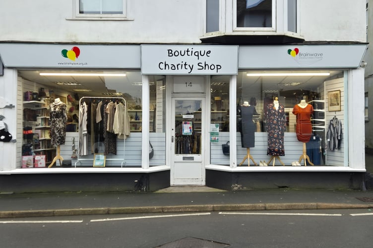 Brainwave Boutique Charity Shop in Chudleigh. Photo contributed 