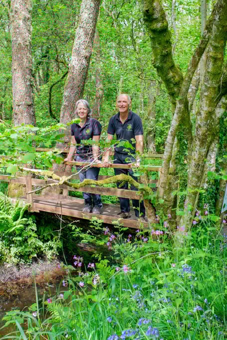 Michelle Grist and Kevin Chamberlain, co-owners of Wray Valley campsite and bed and breakfast. Photo supplied 